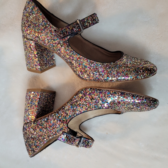 Madewell The Zelda Mary Jane in Glitter 6.5 - Picture 6 of 11